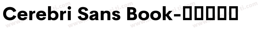 Cerebri Sans Book字体转换